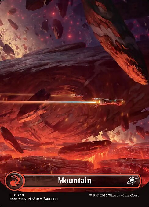Image of Mountain Galaxy Foil from Edge of Eternities (set EOE)