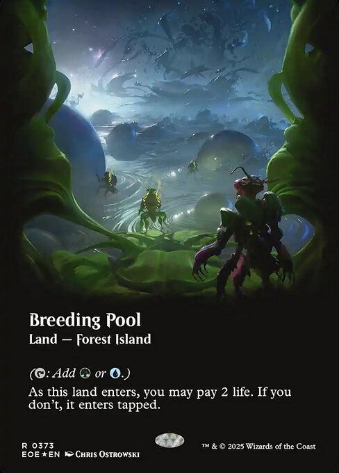 Image of Breeding Pool Galaxy Foil from Edge of Eternities (set EOE)
