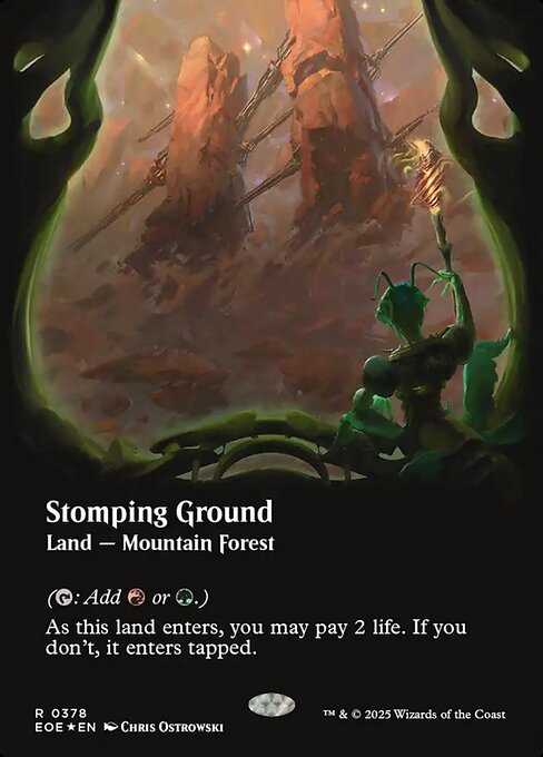 Image of Stomping Ground Galaxy Foil from Edge of Eternities (set EOE)