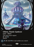 Image of Uthros, Titanic Godcore Galaxy Foil from Edge of Eternities (set EOE)