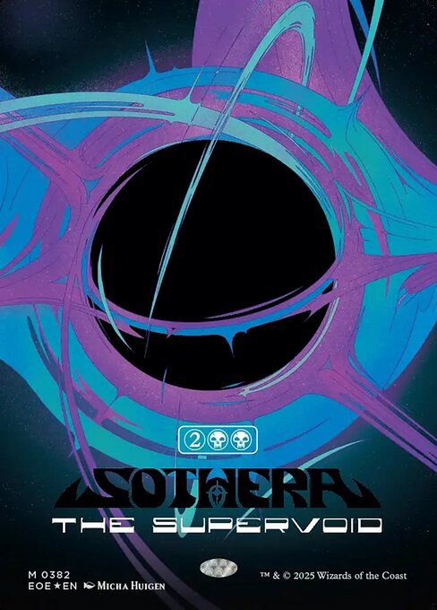 Image of Sothera, the Supervoid Standard Edition from Edge of Eternities (set EOE)