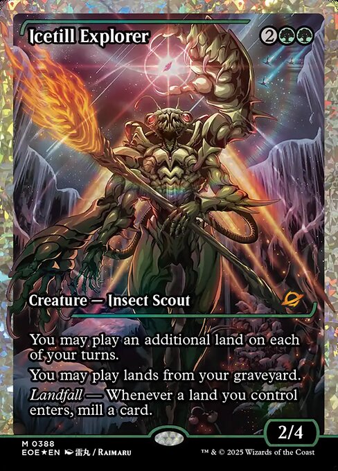 Image of Icetill Explorer Fracture Foil from Edge of Eternities (set EOE)