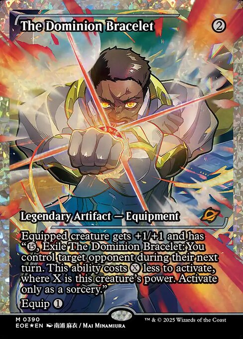 Image of The Dominion Bracelet Fracture Foil from Edge of Eternities (set EOE)