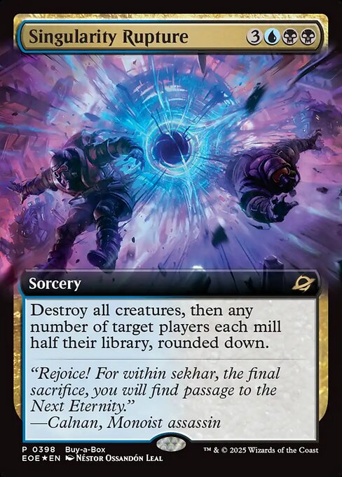 Image of Sinularity Rupture Standard Edition from Edge of Eternities (set EOE)