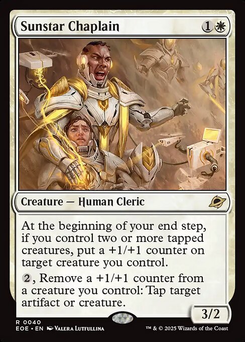Image of Sunstar Chaplain Standard Edition from Edge of Eternities (set EOE)