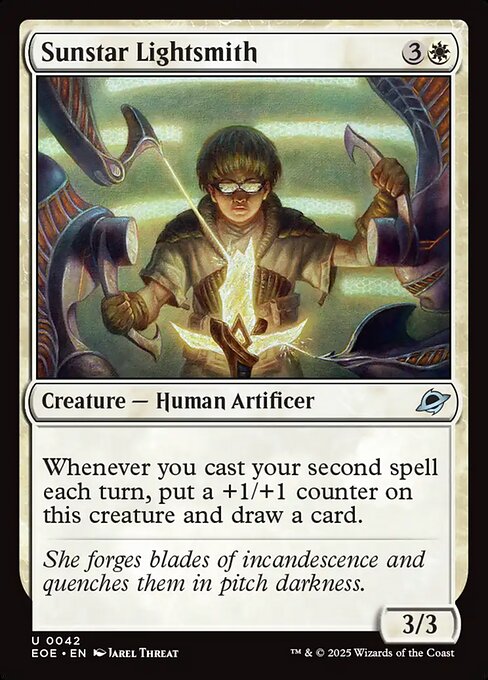 Image of Sunstar Lightsmith Foil from Edge of Eternities (set EOE)