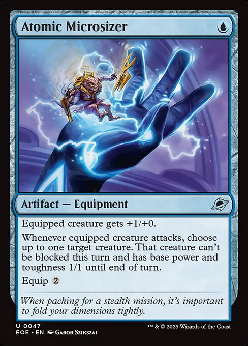 Image of Atomic Microsizer Foil from Edge of Eternities (set EOE)