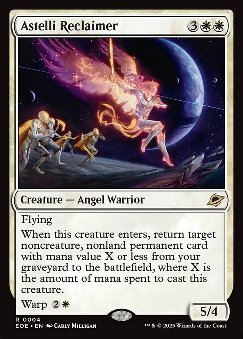 Image of Astelli Reclaimer Foil from Edge of Eternities (set EOE)