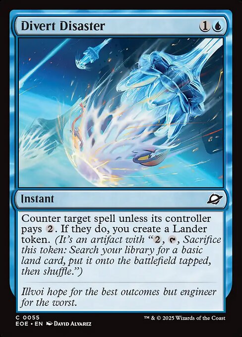 Image of Divert Disaster Standard Edition from Edge of Eternities (set EOE)