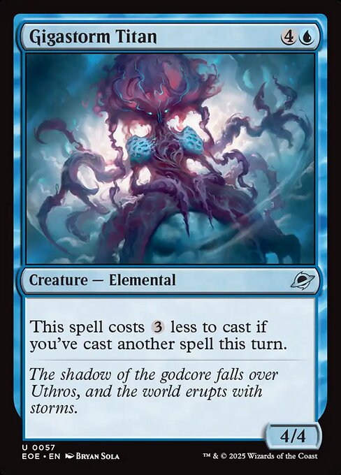 Image of Gigastorm Titan Standard Edition from Edge of Eternities (set EOE)