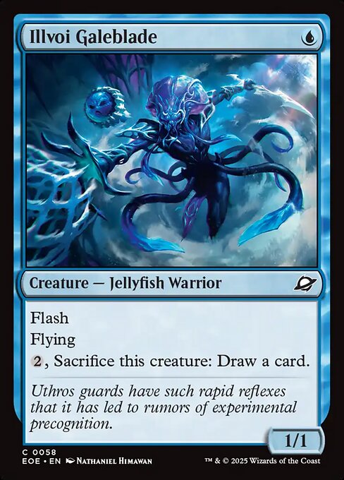 Image of Illvoi Galeblade Foil from Edge of Eternities (set EOE)