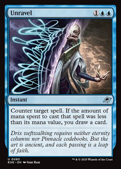 Image of Unravel Foil from Edge of Eternities (set EOE)