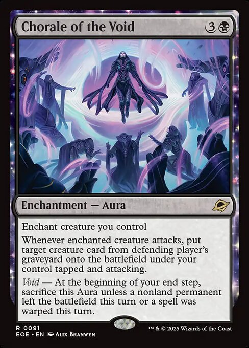Image of Chorale of the Void Standard Edition from Edge of Eternities (set EOE)