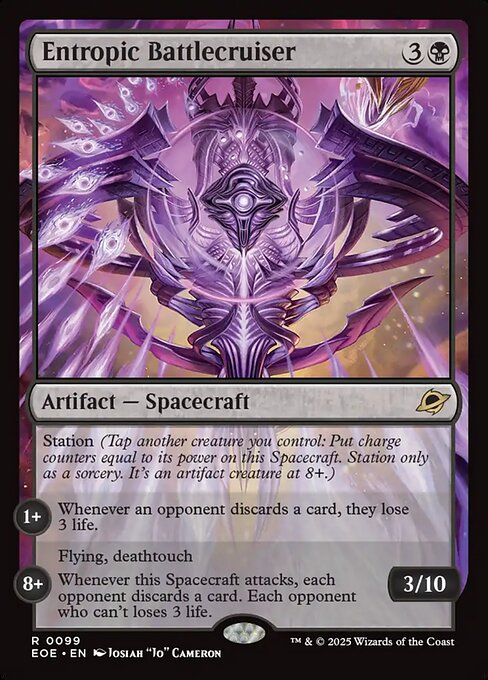 Image of Entropic Battlecruiser Standard Edition from Edge of Eternities (set EOE)