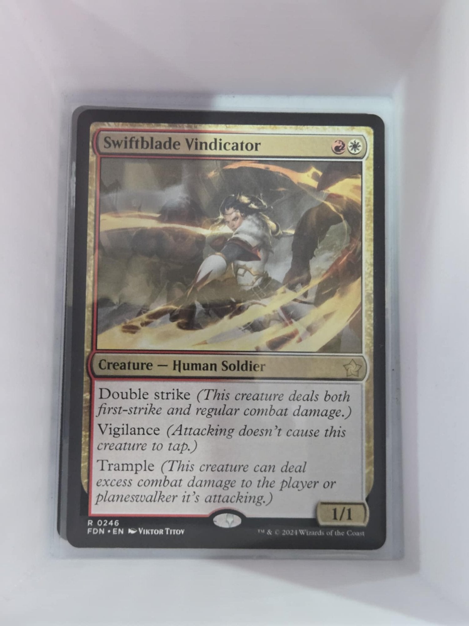 Image of Swiftblade Vindicator Foundations (FDN) #246