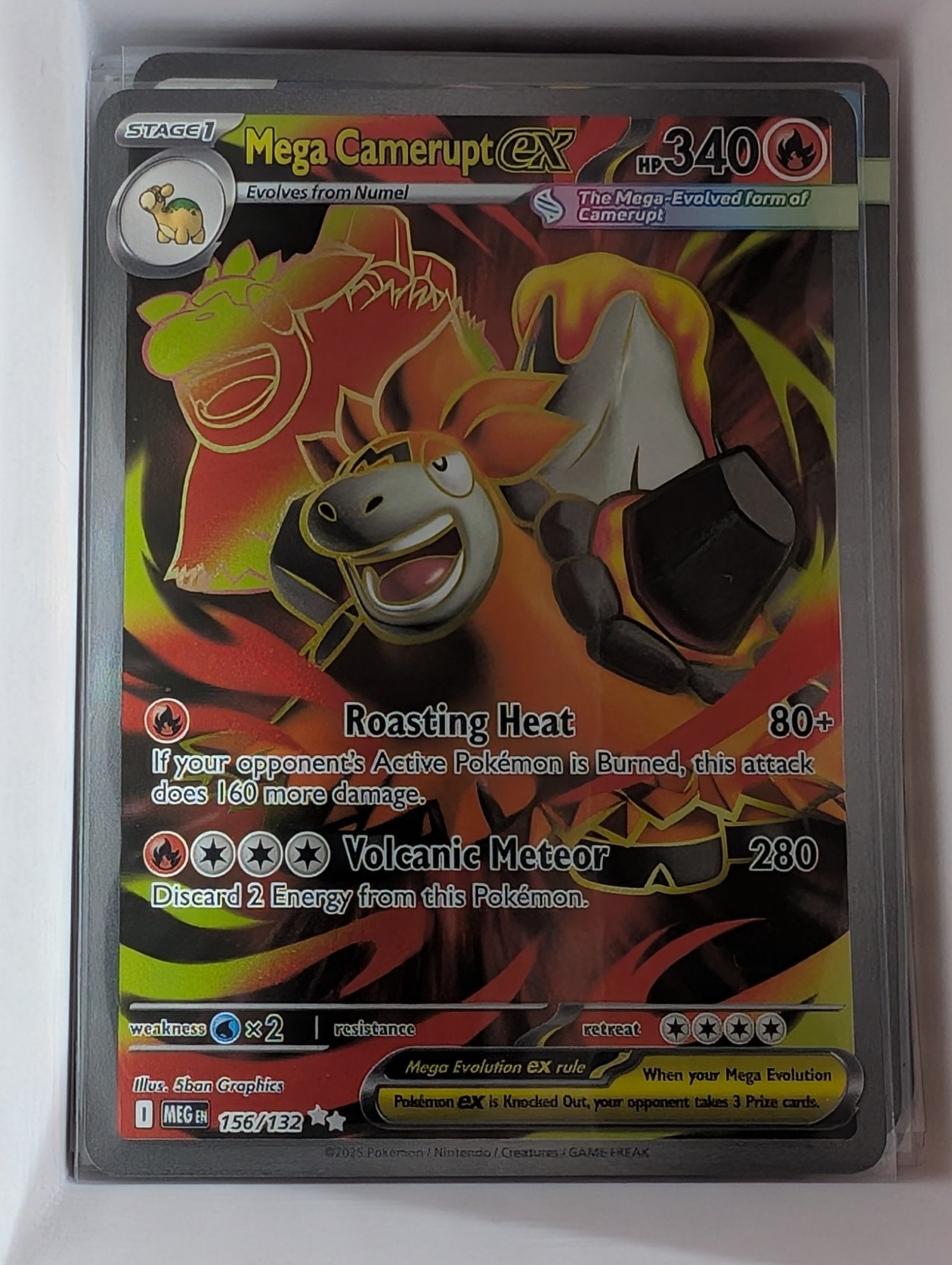 Image of Mega Camerupt ex Mega Evolution (MEG) #156