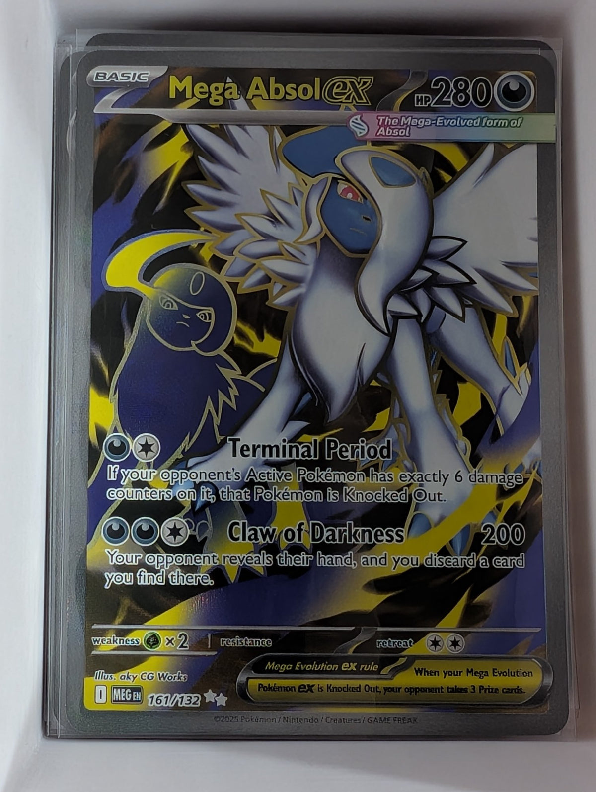 Mega Evolved Absol Mega Absol ex - Mega Evolution - 161 - Non-Foil C-JT – Pop Culture Larrikin