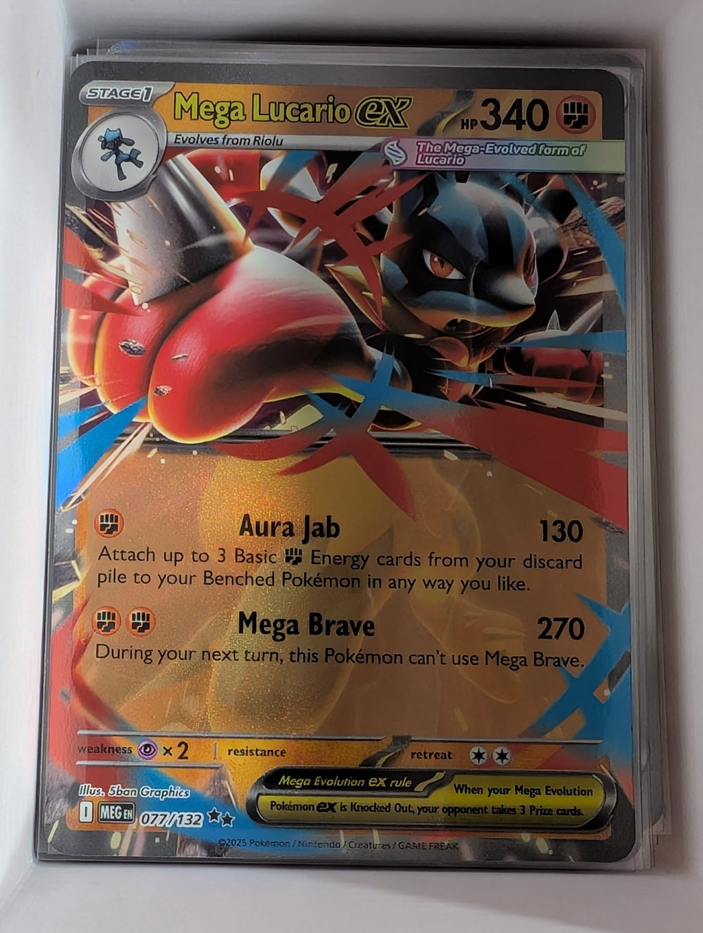 Image of Mega Lucario ex Mega Evolution (MEG) #77