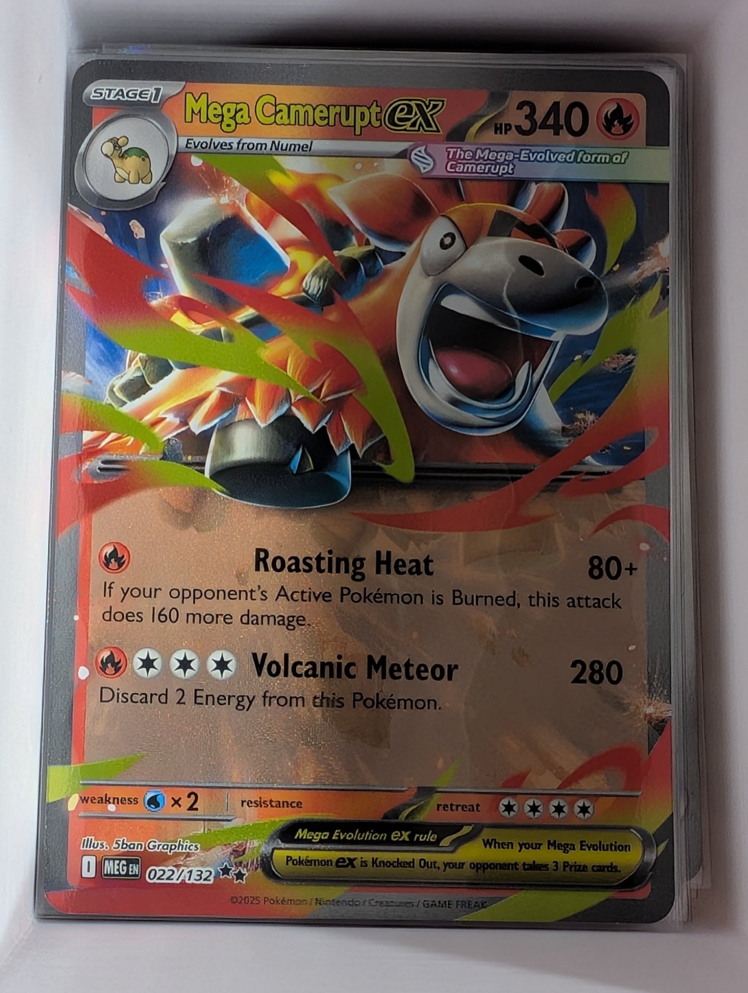 Image of Mega Camerupt ex Mega Evolution (MEG) #22