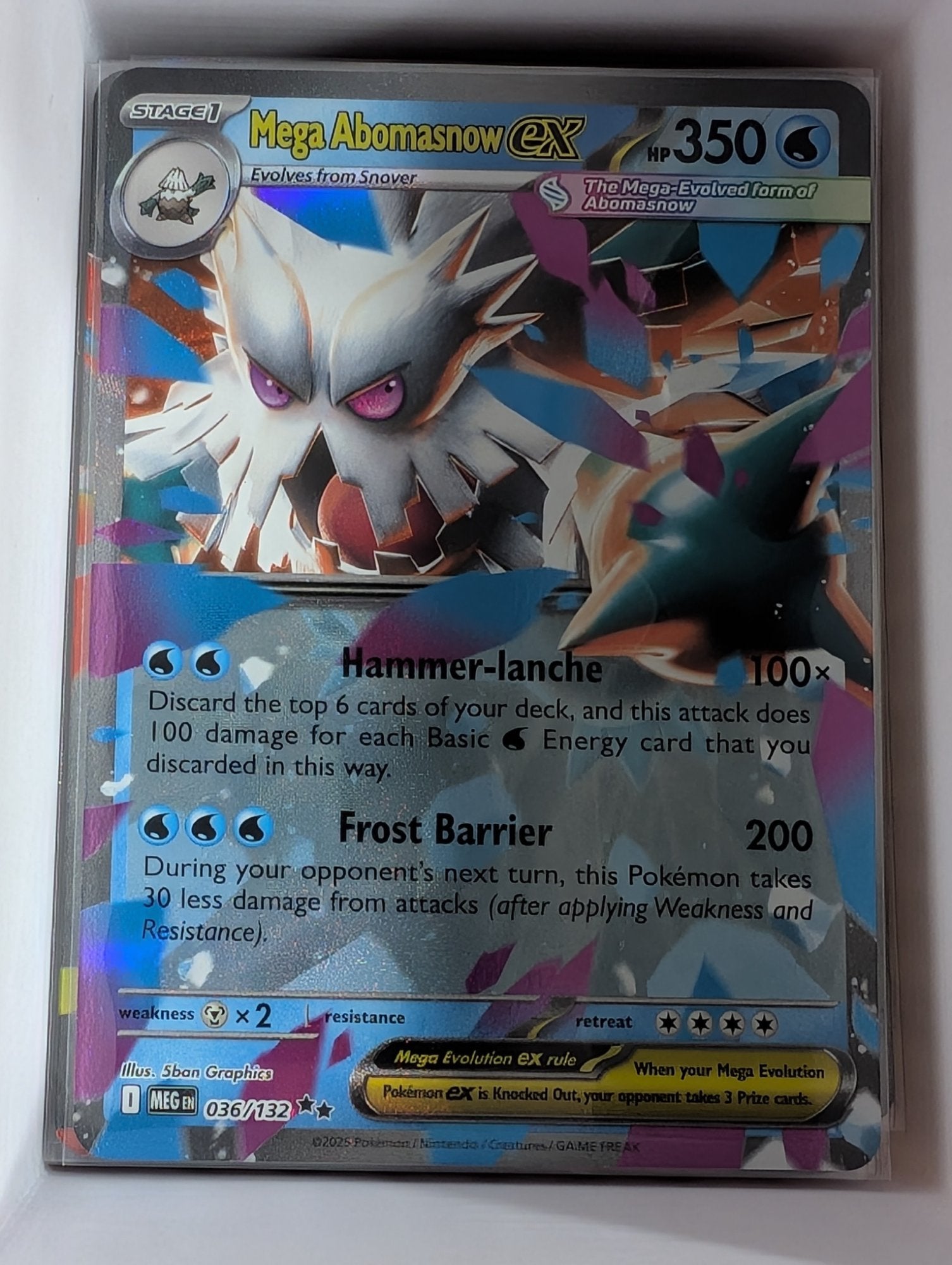 Image of Mega Abomasnow ex Mega Evolution (MEG) #36