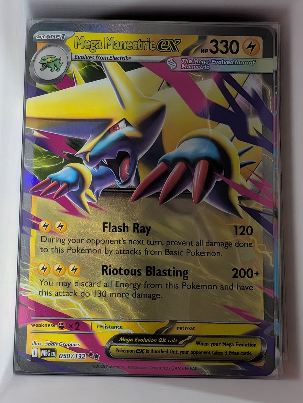 Image of Mega Manectric ex Mega Evolution (MEG) #50