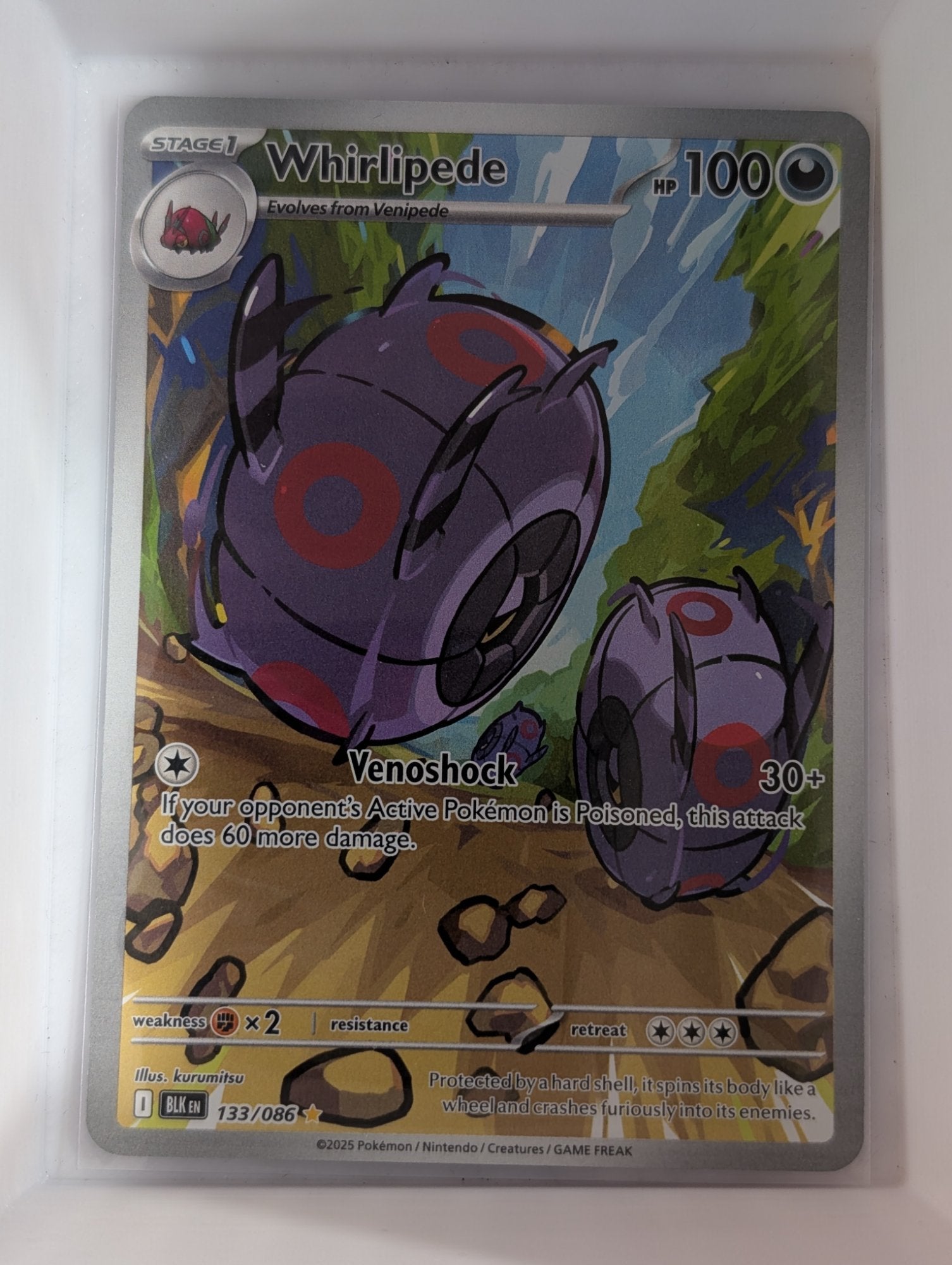 Image of Whirlipede Black Bolt (BLK) #133