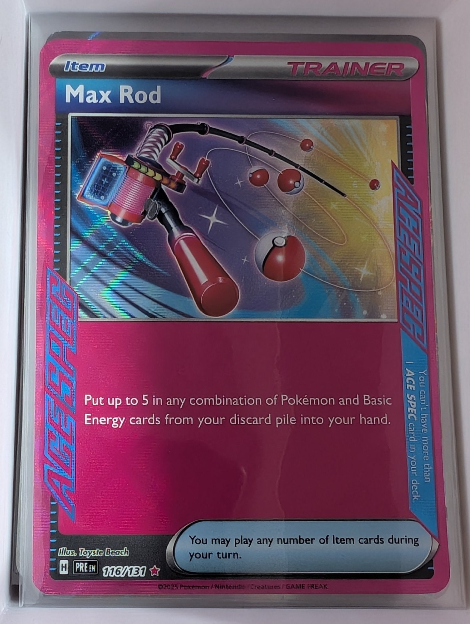 Image of Max Rod Prismatic Evolutions (PRE) #116