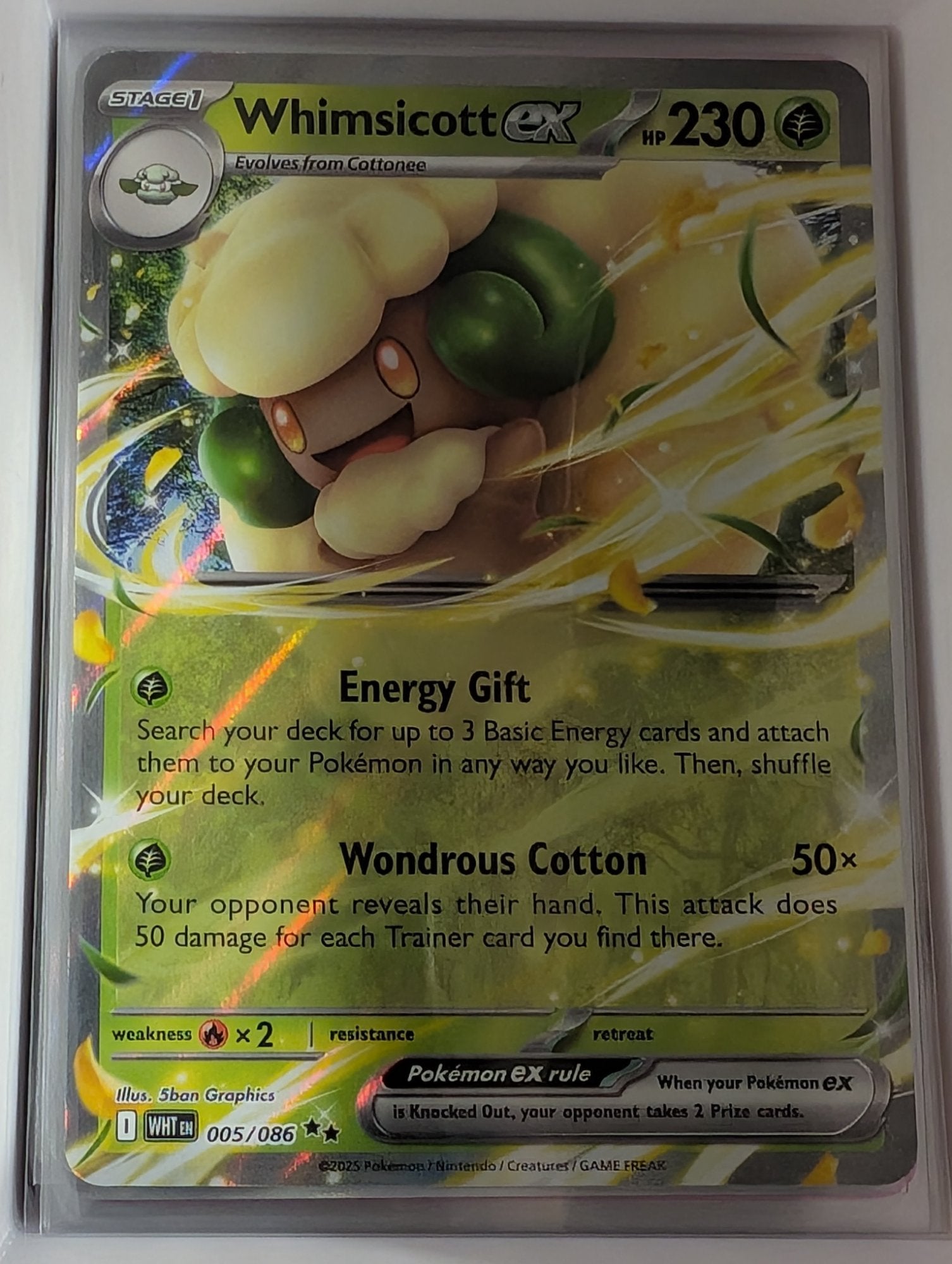 Image of Whimsicott ex White Flare (WHT) #5