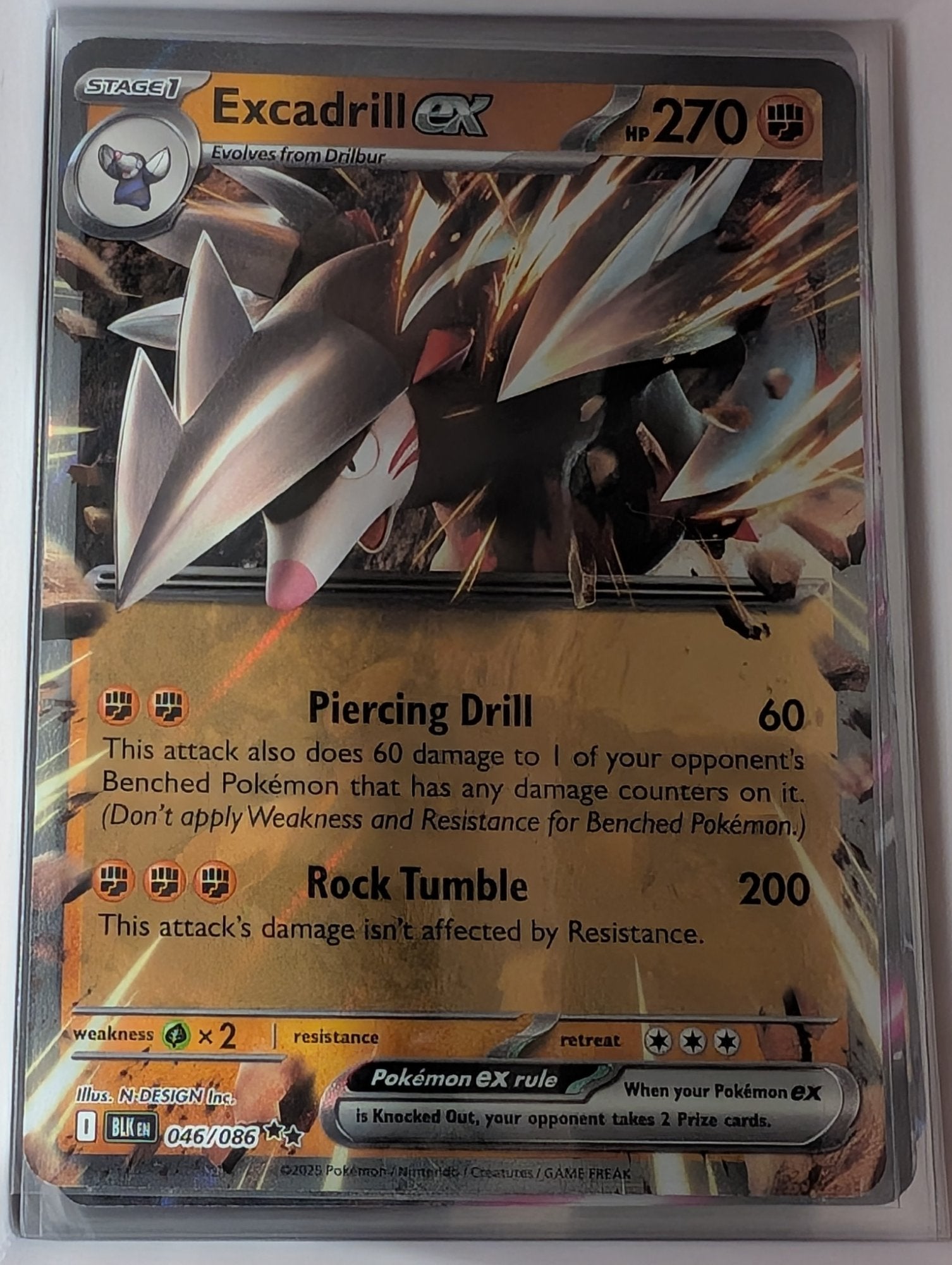 Image of Excadrill ex Black Bolt (BLK) #46