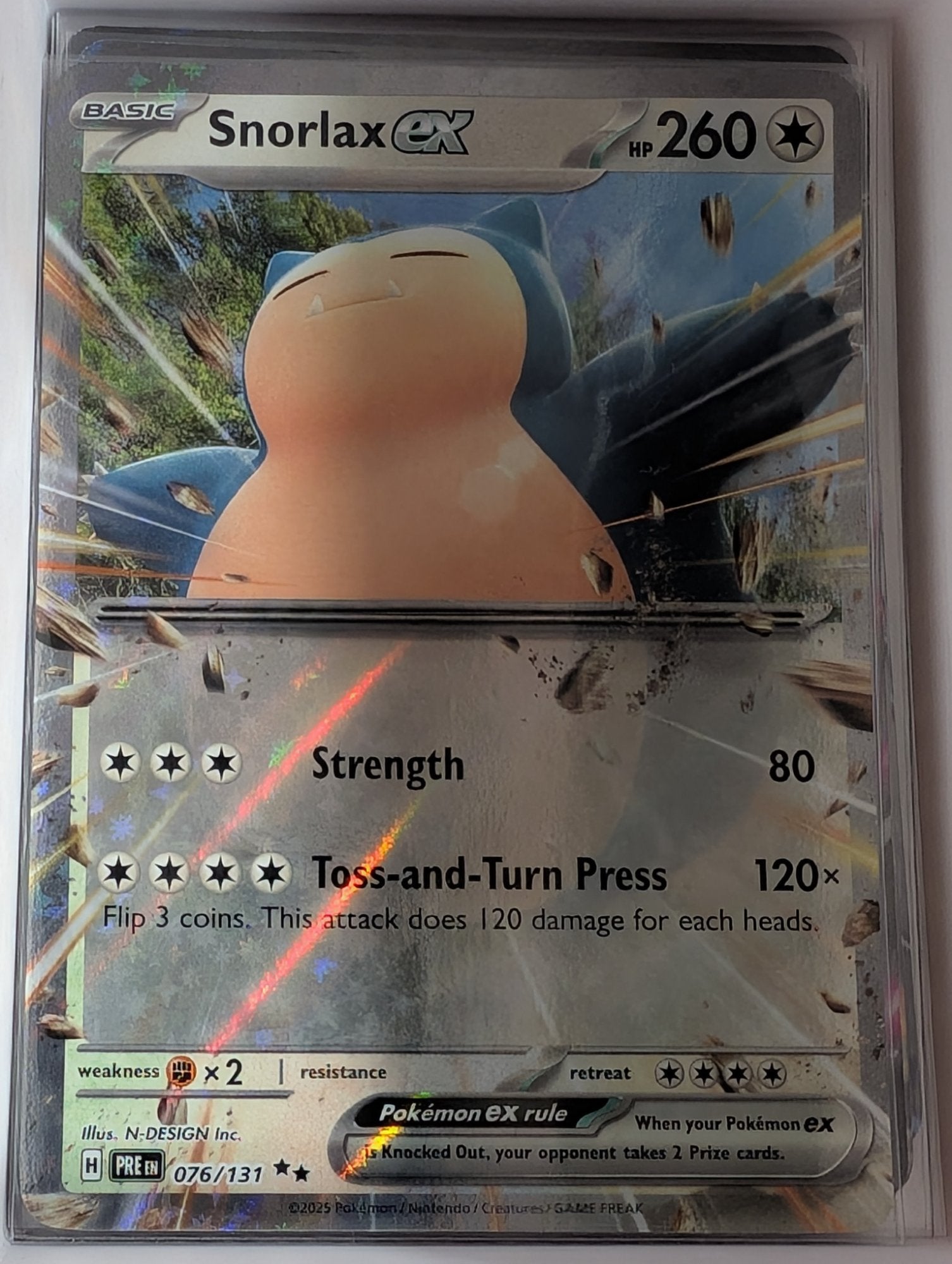 Image of Snorlax ex Prismatic Evolutions (PRE) #76