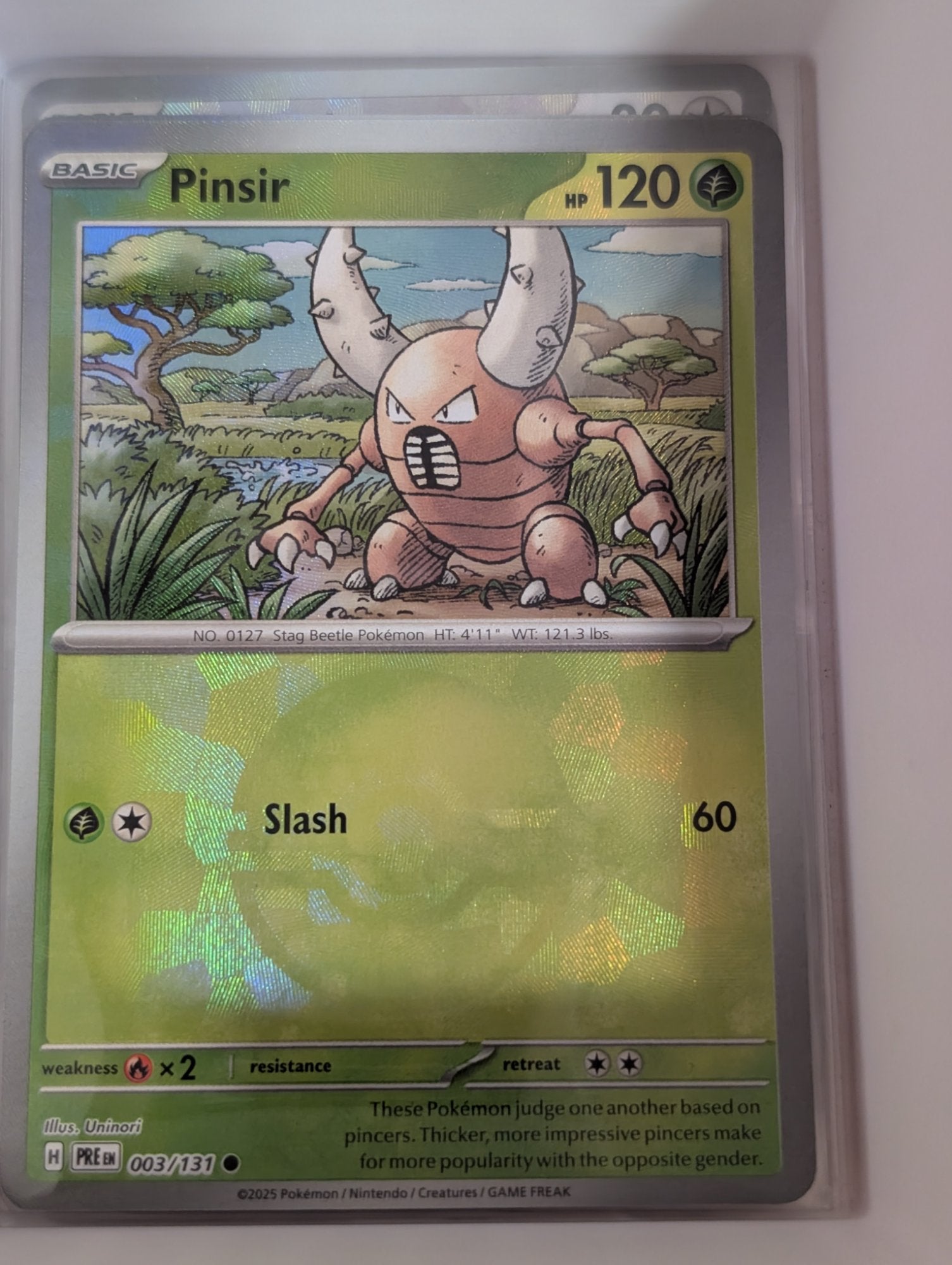 Image of Pinsir Prismatic Evolutions (PRE) #3
