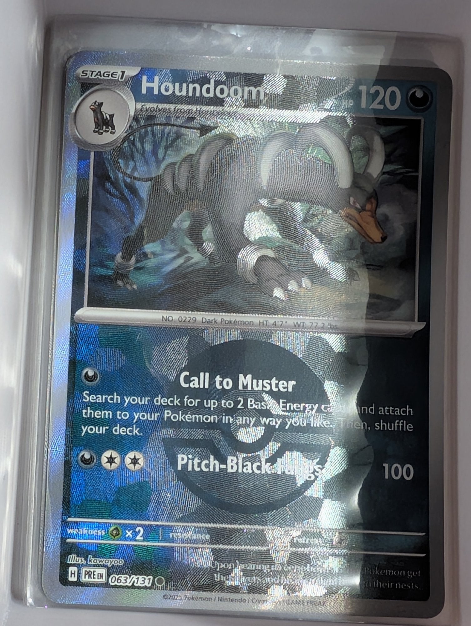 Image of Houndoom Prismatic Evolutions (PRE) #63