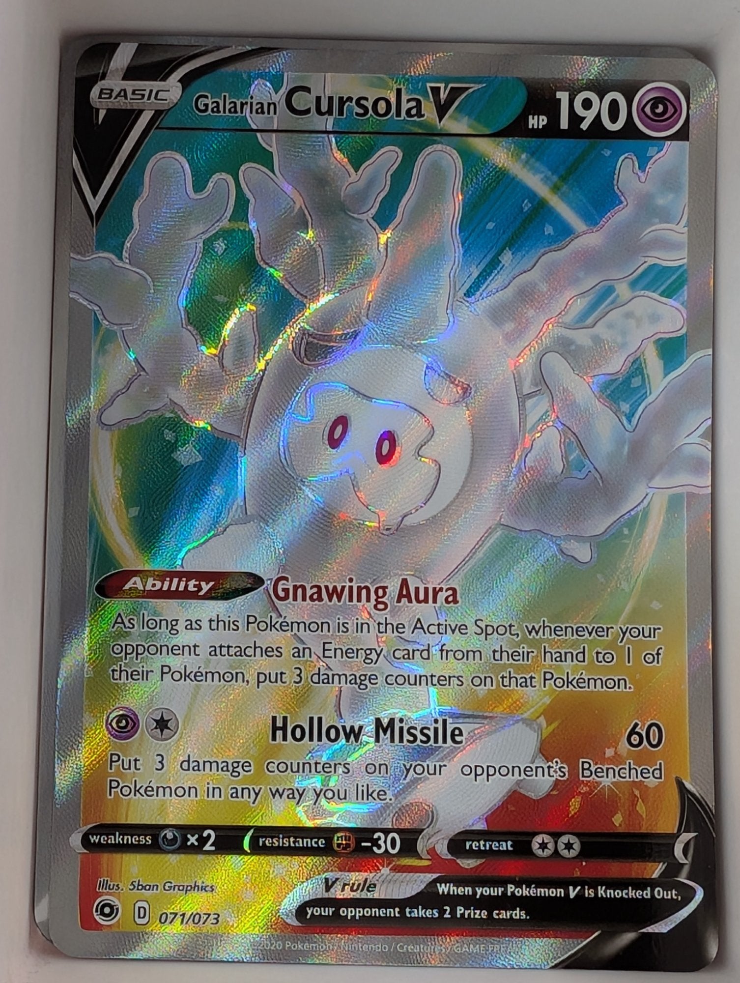 Image of Galarian Cursola V Champions Path (CPA) #071