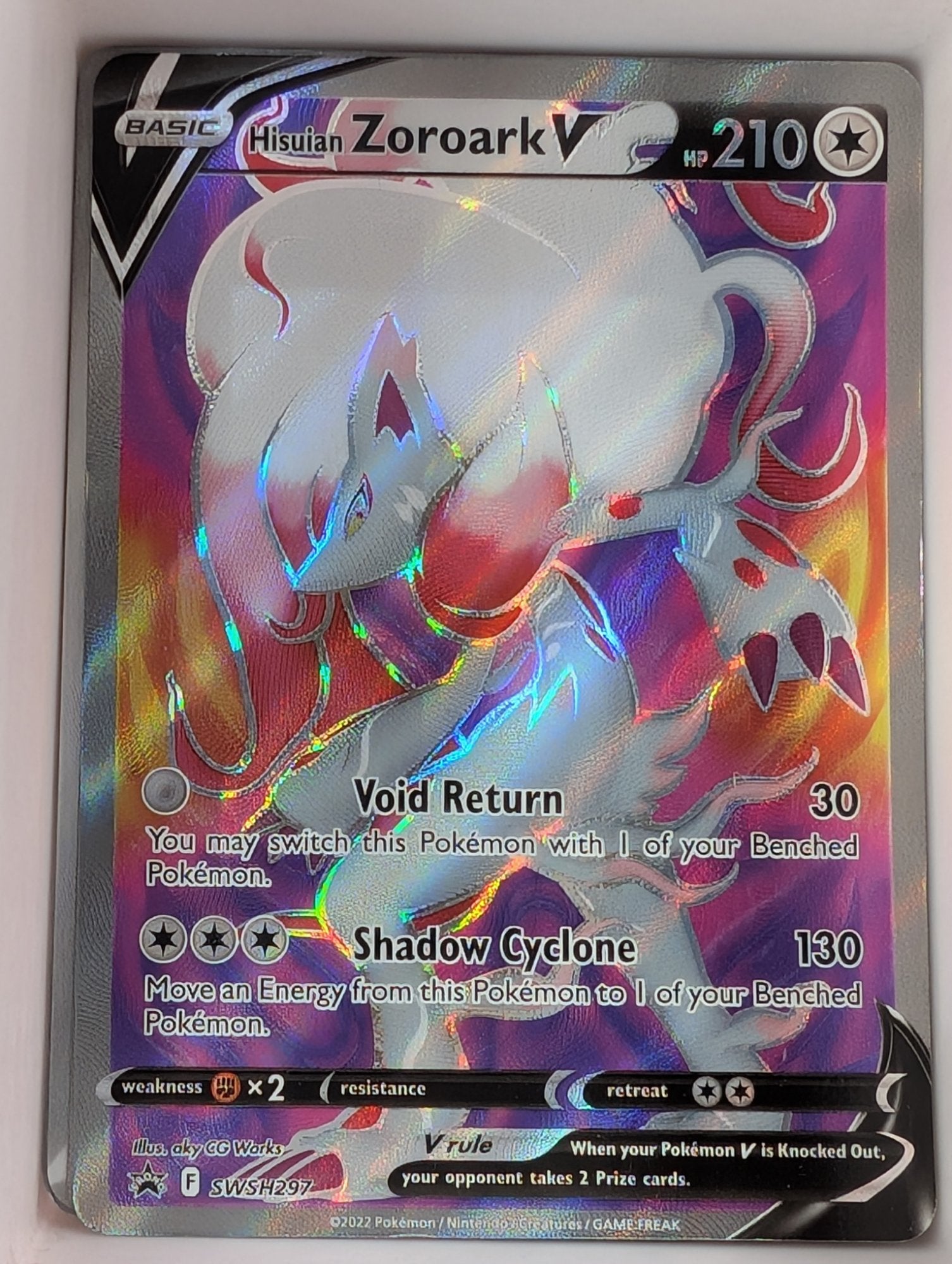 Image of Hisuian Zoroark V Sword and Shield Promos #SWSH297