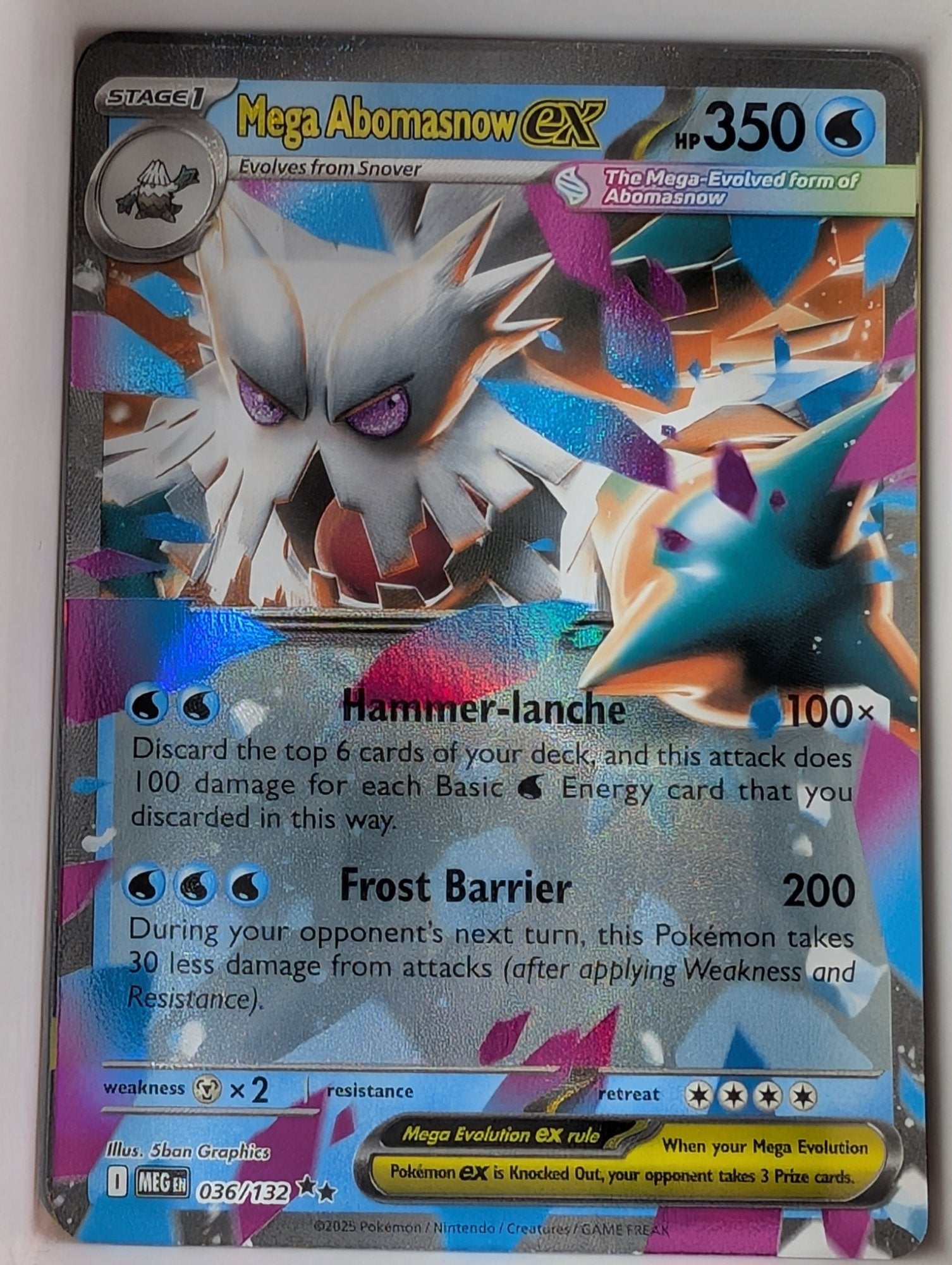 Image of Mega Abomasnow ex Mega Evolution (MEG) #36