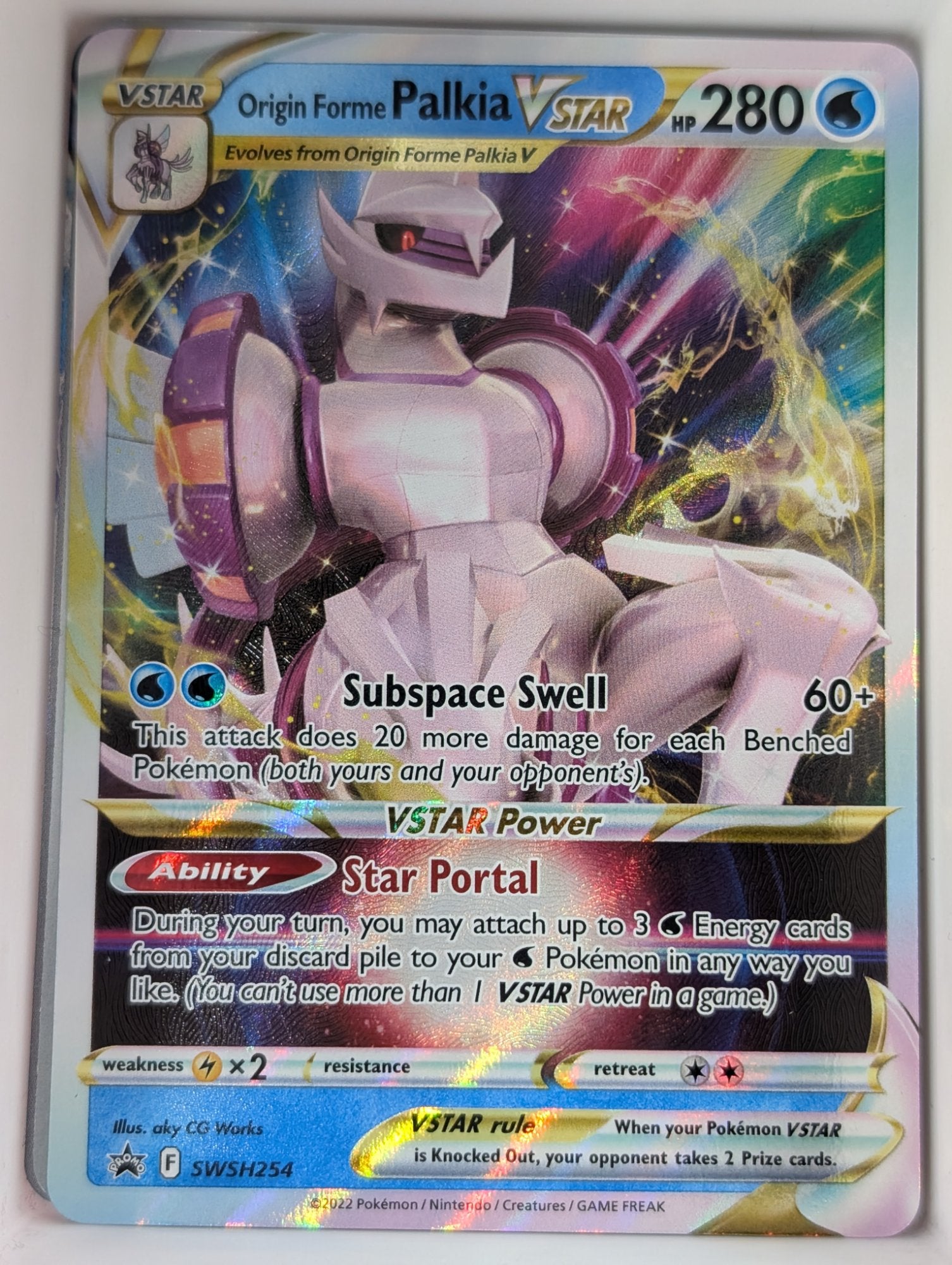 Image of Origin Forme Palkia VSTAR Sword and Shield Promos #SWSH254