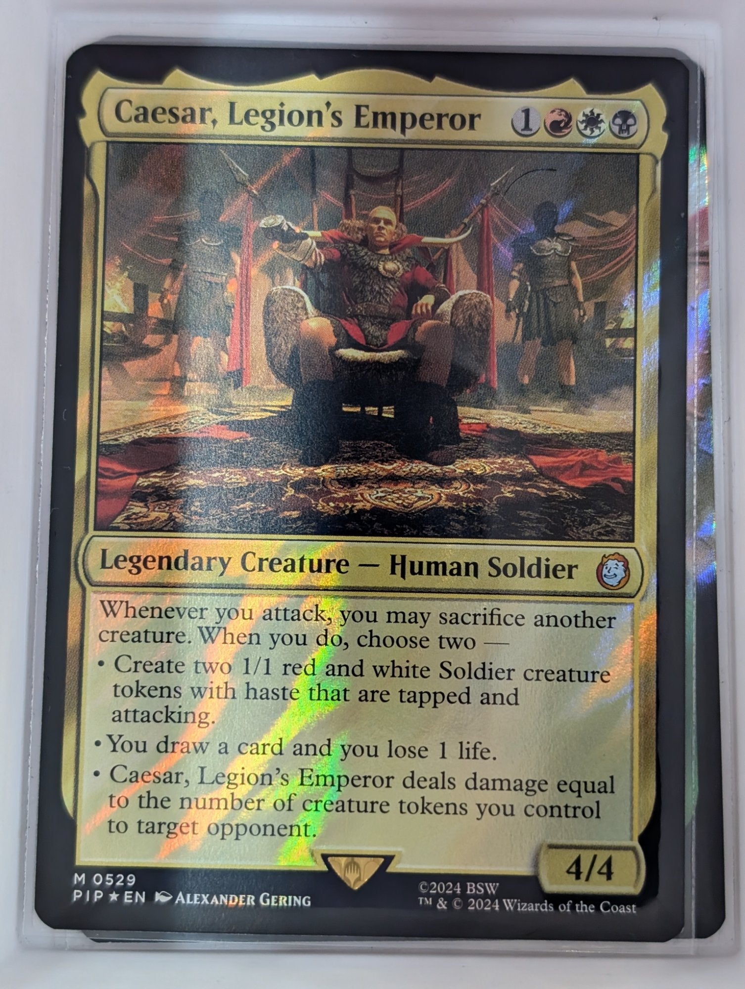Image of Caesar, Legion's Emperor Fallout (PIP) #529