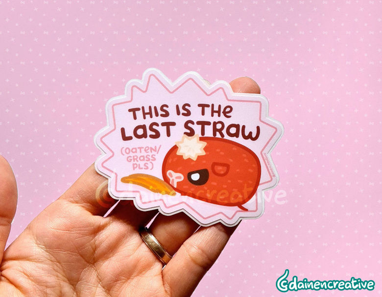 Little Pigtatoes Sticker Flakes - Dainencreative - Pop Culture Larrikin 