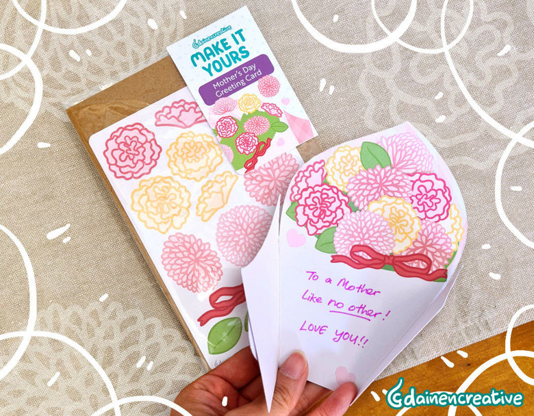 Mother's Day Card, Make it Yours - Dainencreative - Pop Culture Larrikin 