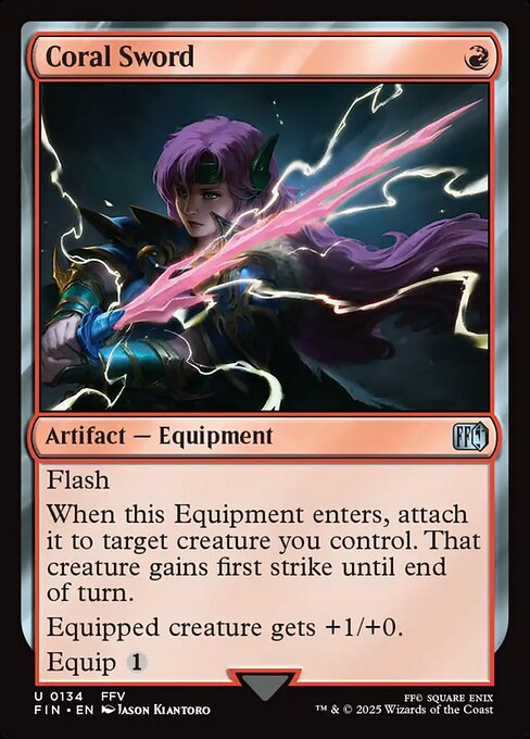 Image of Coral Sword Final Fantasy (fin) #134