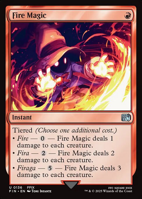 Image of Fire Magic Final Fantasy (fin) #136