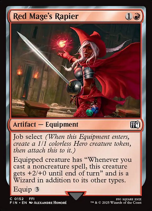 Image of Red Mage's Rapier Final Fantasy (fin) #152