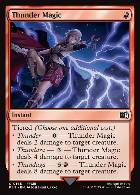 Image of Thunder Magic Final Fantasy (fin) #165
