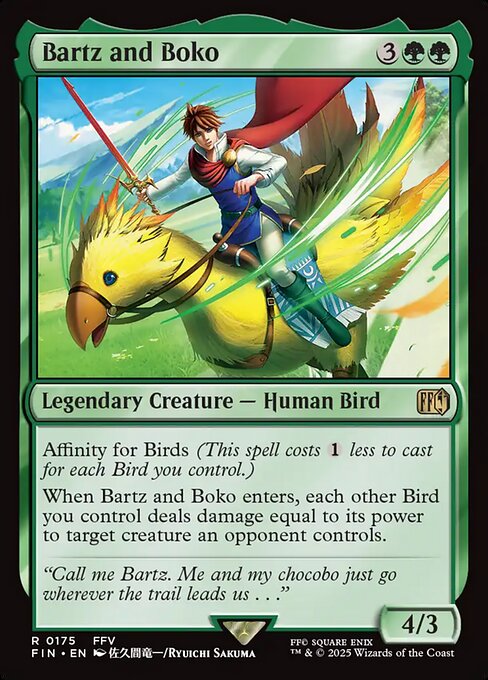 Image of Bartz and Boko Final Fantasy (fin) #175