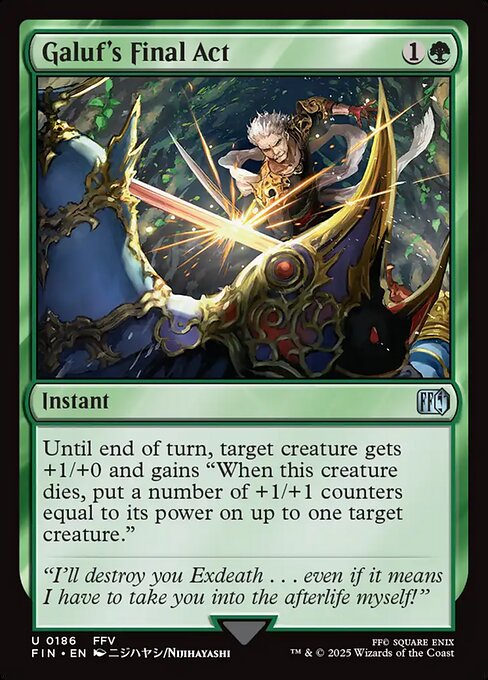 Image of Galuf's Final Act Final Fantasy (fin) #186