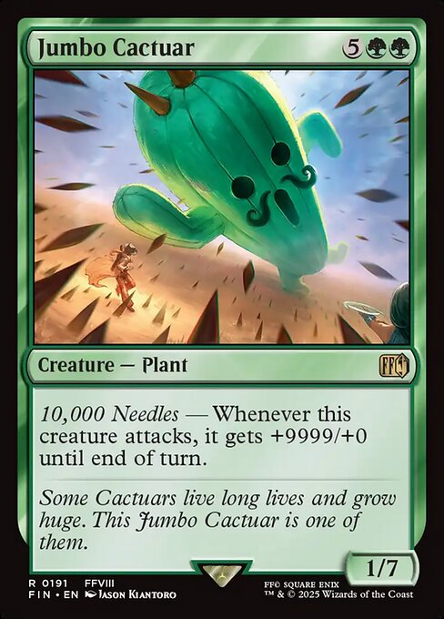 Image of Jumbo Cactuar Final Fantasy (fin) #191
