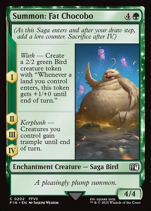 Image of Summon: Fat Chocobo Final Fantasy (fin) #202