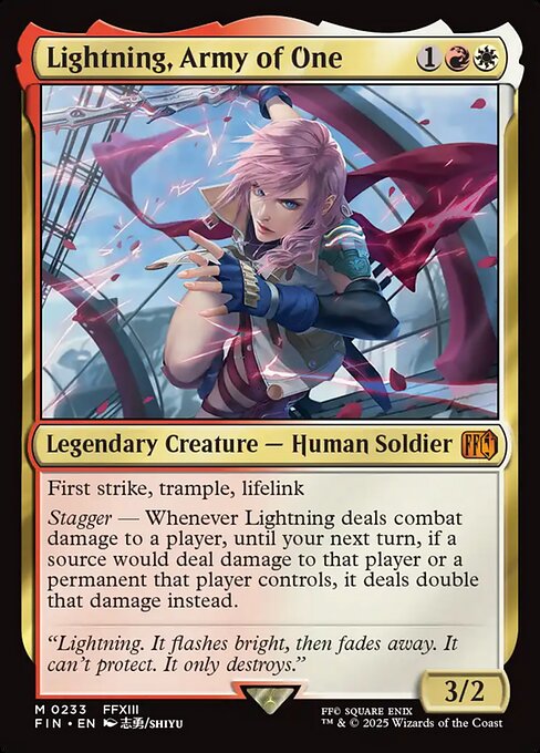 Image of Lightning, Army of One Final Fantasy (fin) #233