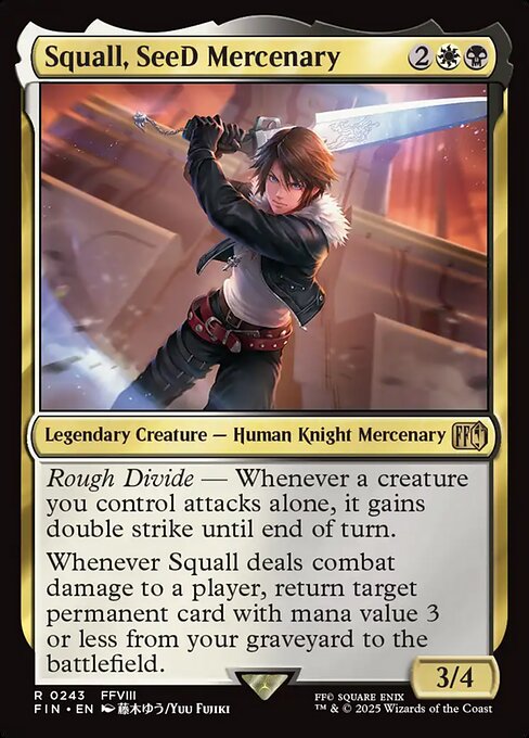 Image of Squall, SeeD Mercenary Final Fantasy (fin) #243