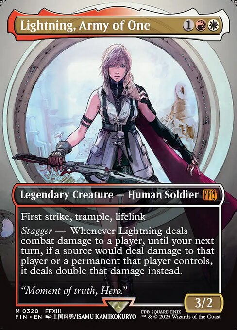 Image of Lightning, Army of One Final Fantasy (fin) #320